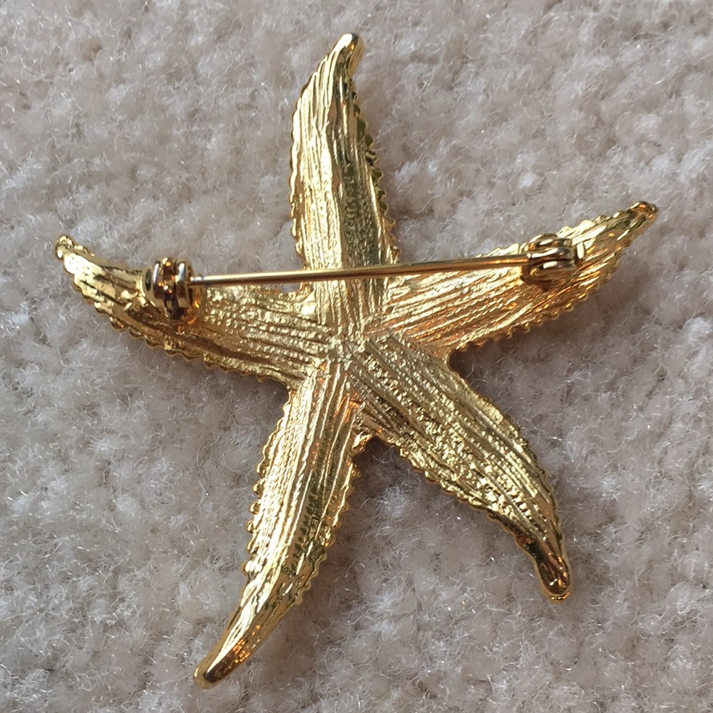 Starfish brooch - Picture 2 of 2